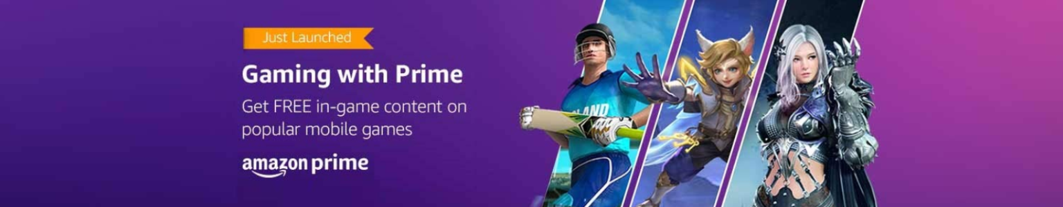 Amazon Prime Gaming Pack In India, 100% Free In-Game Content For Prime ...